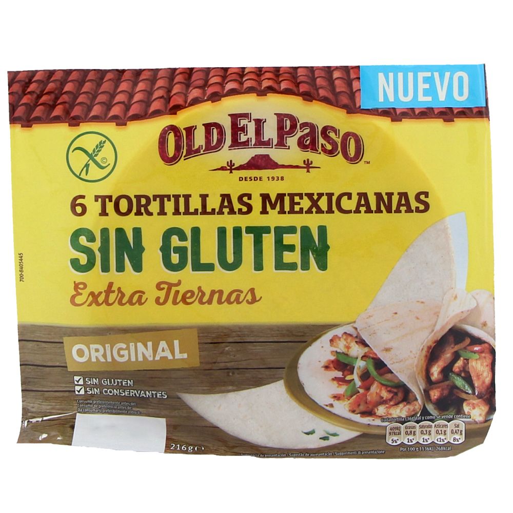  - Tortilhas Sem Glúten Old El Paso 216g (1)