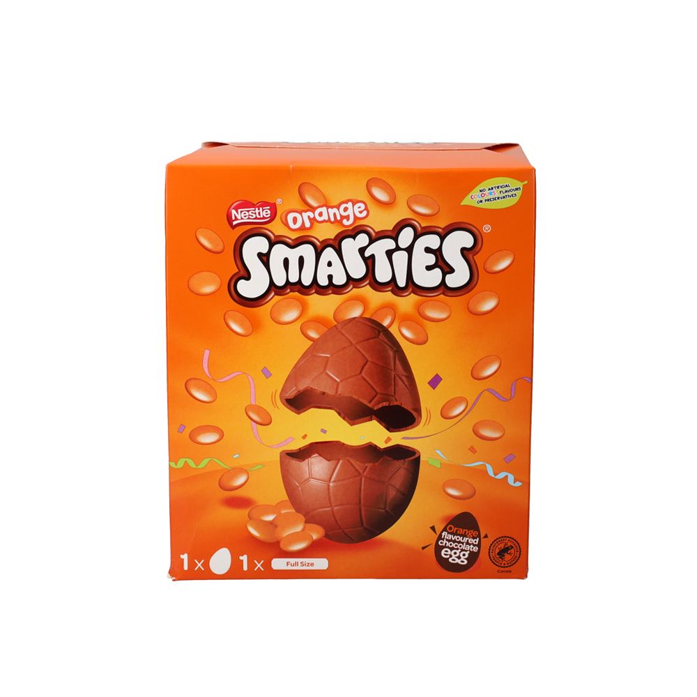  - Nestlé Smarties Orange Chocolate Egg 188g (1)