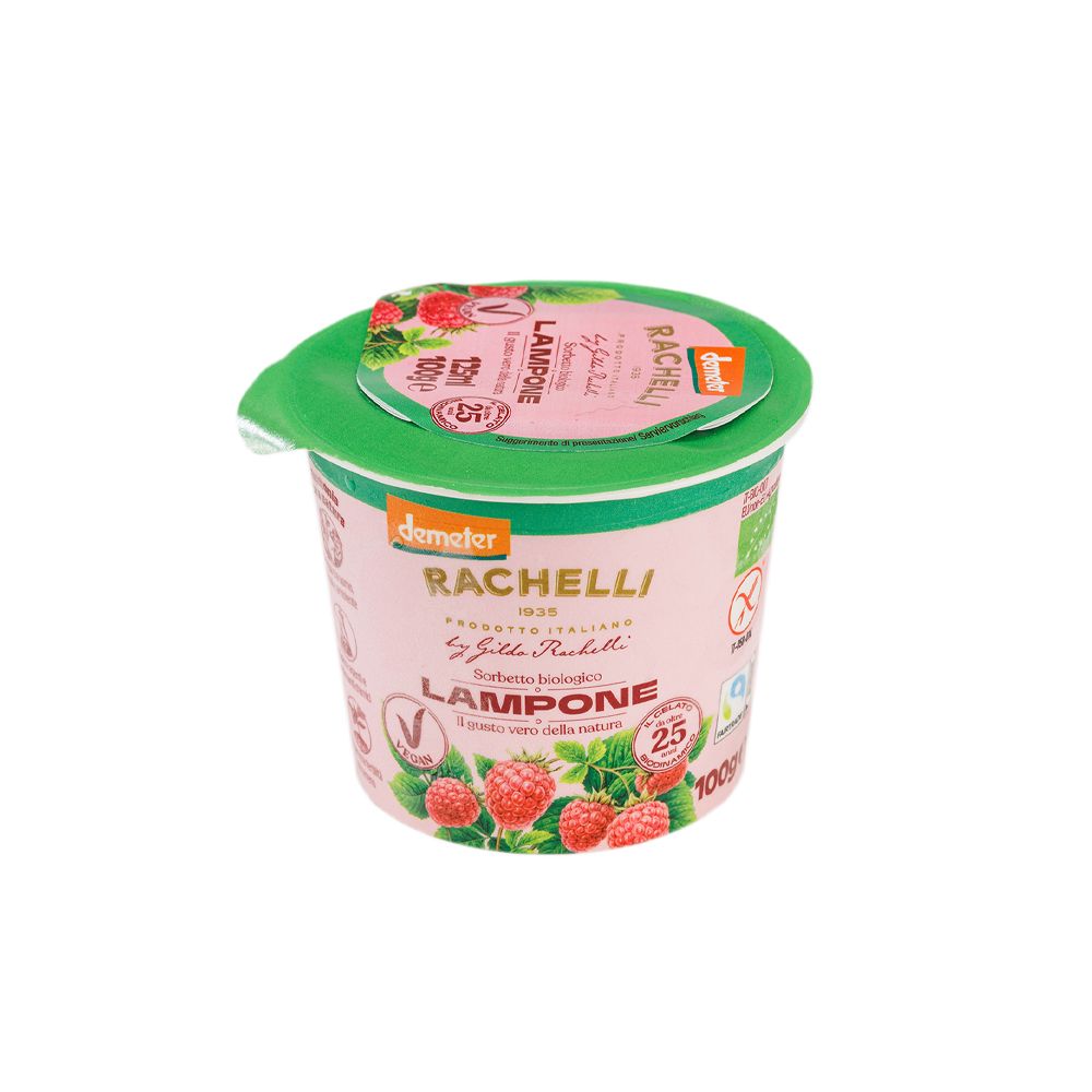  - Rachelli Organic Lactose and Gluten Free Raspberry Sorbet 125ml (1)