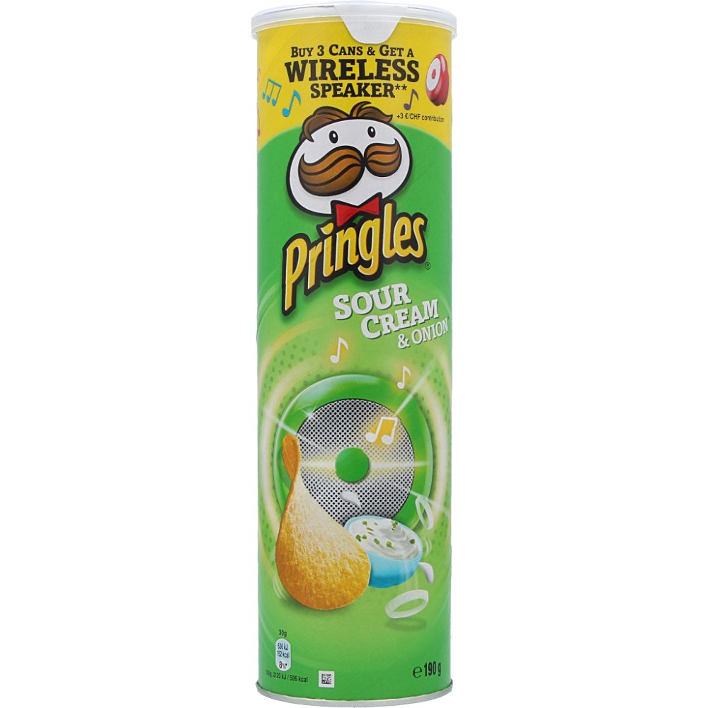  - Pringles Sour Cream & Onion Crisps 175g (1)