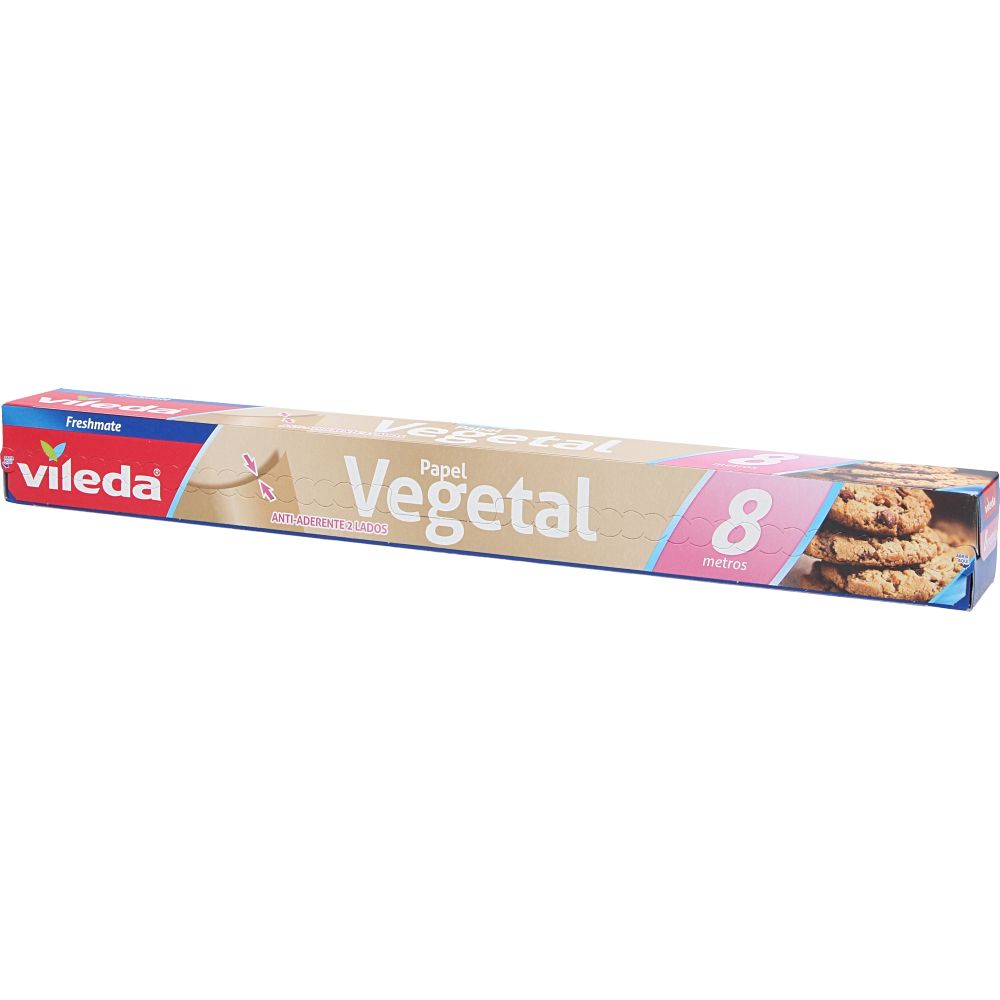  - Papel Vileda Vegetal 8 m un (1)