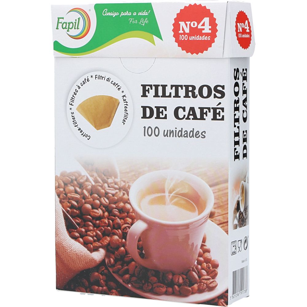  - Fapil No.4 Coffee Filters 100 (1)