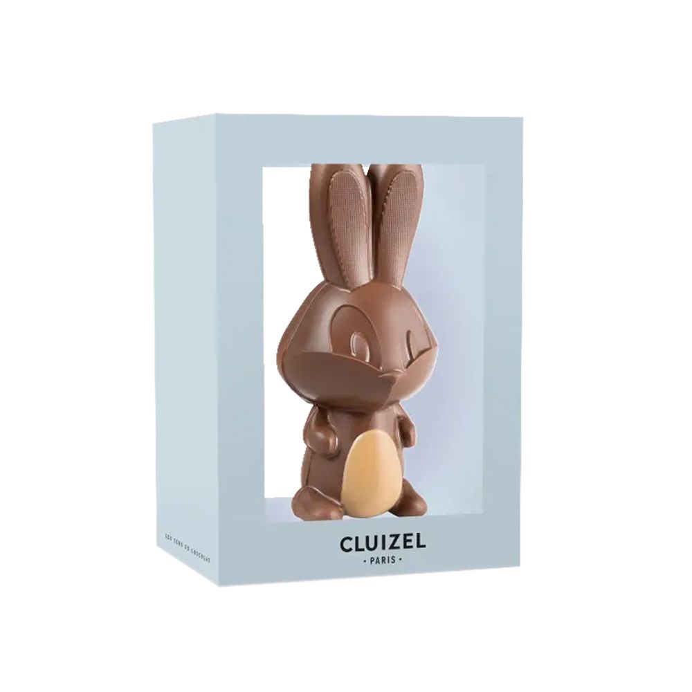 - Cluizel Milk Chocolate Rabbit 45% Cocoa Kayambe 165g (1)