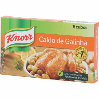  - Caldo Knorr Galinha 8 un = 80 g