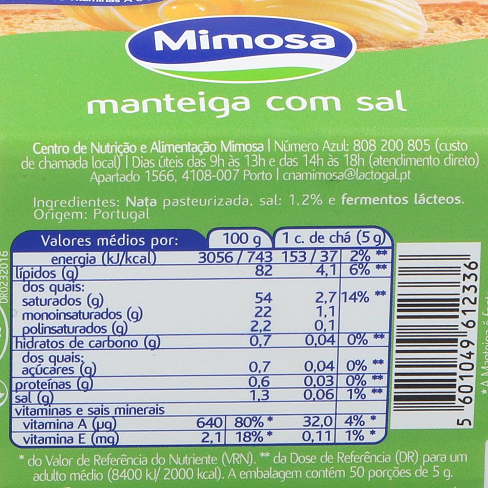  - Manteiga Mimosa c/ Sal 250g (2)