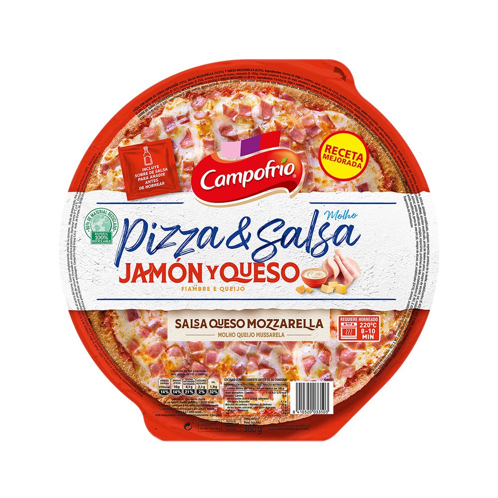  - Campofrio Ham/Cheese Pizza 360g (1)