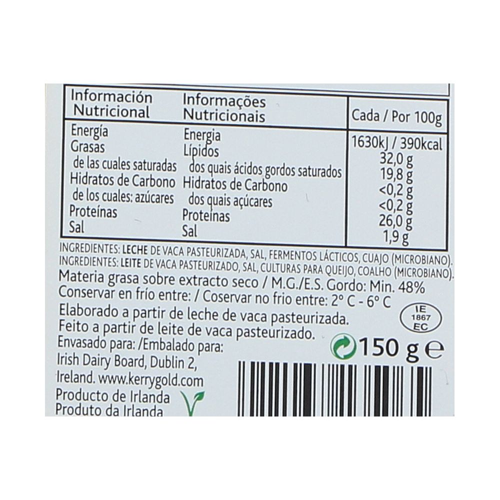  - Kerrygold White Cheddar Cheese Slices 150g (2)
