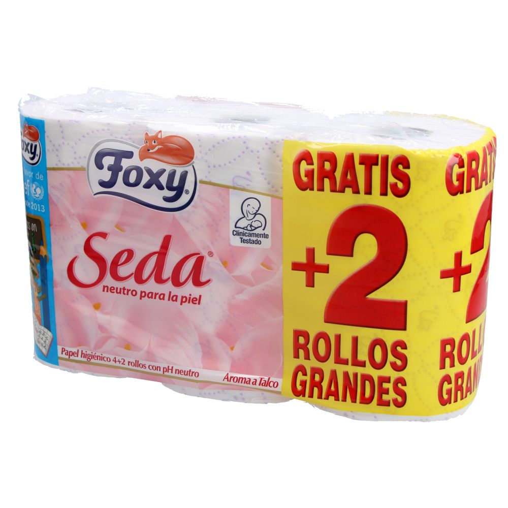  - Foxy Silk pH Neutral Toilet Paper 4 pc + 2 Free (1)